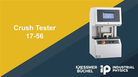 Crush Tester Accessory service|Messmer Büchel Crush Tester 17.